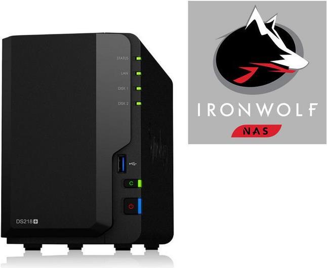 Produktbild Synology Ds218+ (Seagate Ironwolf)