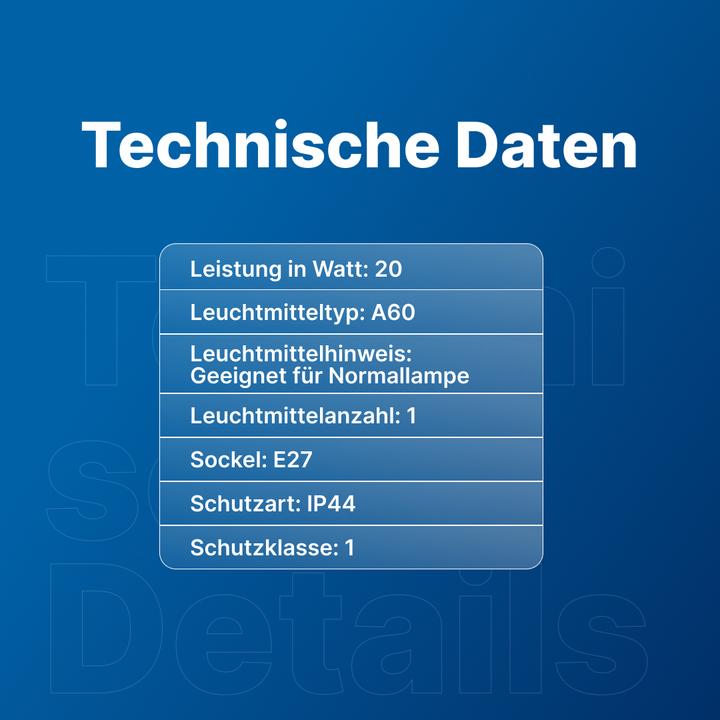 Image du produit Brilliant Sidney (E27, IP44)