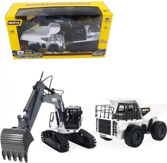 Immagine prodotto S-idee Huina 1559 Escavatore e Dumper Set 1:24