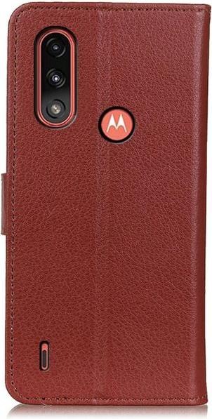 Produktbild MU Classic Litchi Leder Bookcover Series (Motorola Moto E7 Power)