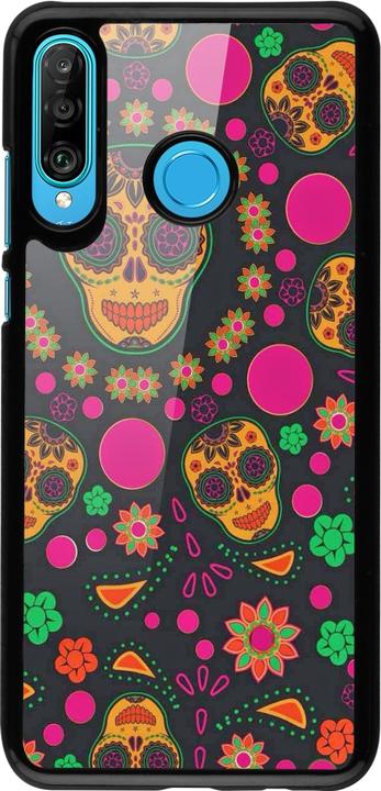 Image du produit PhoneLook Coque Halloween 22 colorful mexican skulls (Huawei P30 Lite)