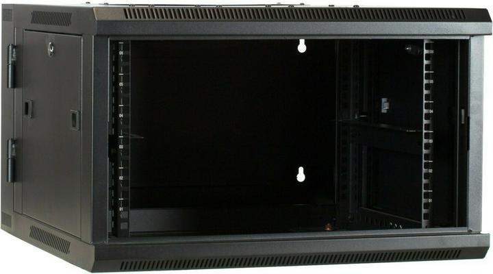 Produktbild Dsit 6 HE Serverschrank, wendbares Wandgehäuse mit Glastür (BxTxH) 600 x 600 x 368mm (6 HE)