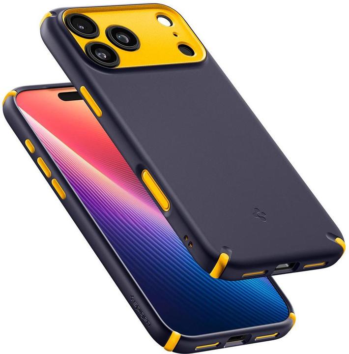 Actual product image Spigen Nano Pop Hybrid (MagFit) iPhone 17 Pro Max Case Blueberry Navy (Apple iPhone 17 Pro Max)