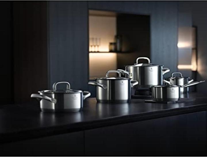 Produktbild WMF Bratentopf GOURMET PLUS Silberfarben (16 cm, Kochtopf, Bräter + Schmortopf, Edelstahl)