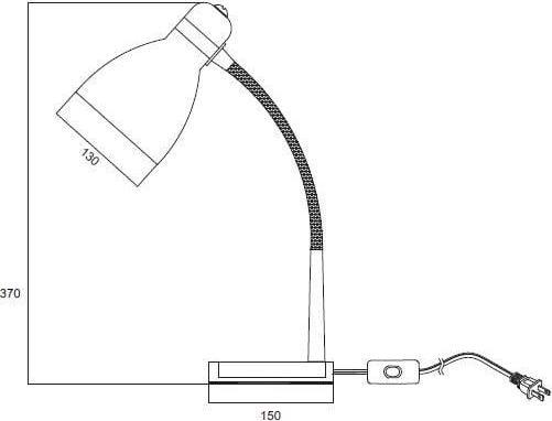 Image du produit Domoletti LAMPE DE TABLE TIMBER E27 MT29988-1 BLACK (E27)