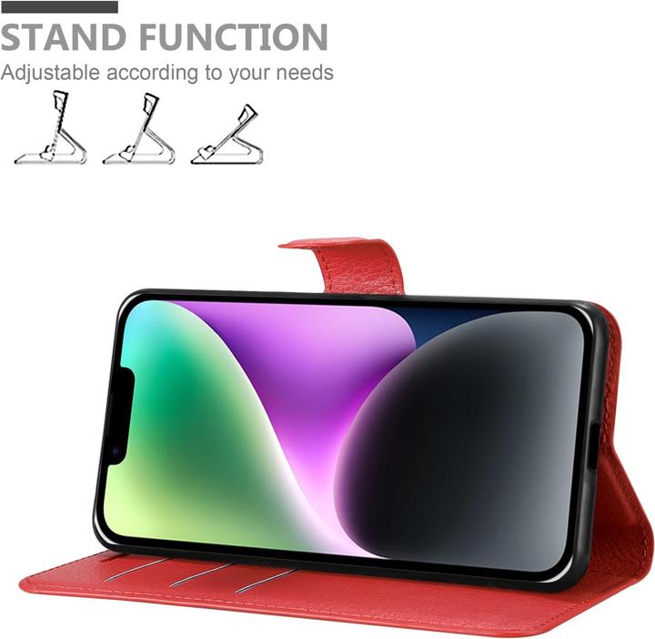 Actual product image Cadorabo Case for Apple iPhone 14 in Book Stand Style (Apple iPhone 14)