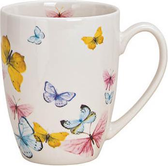 Actual product image Beanarella Mug butterfly decor, porcelain, 370ml (370 ml)