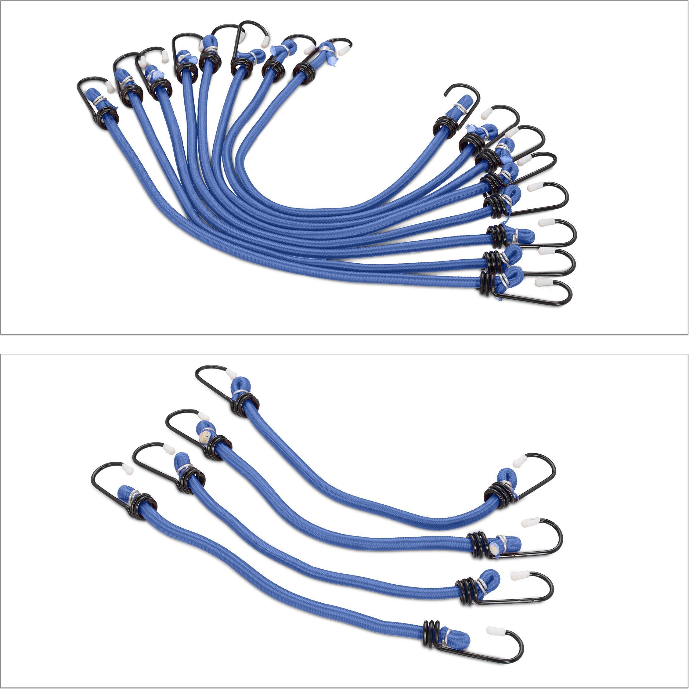 Relaxdays, Spanngurt + Ladungssicherung, 24x Spanngummi