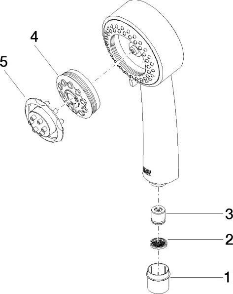 Actual product image Dornbracht Dornb hand shower flow max. 9 l/min chrome (3 Beam types, 9 l/min)