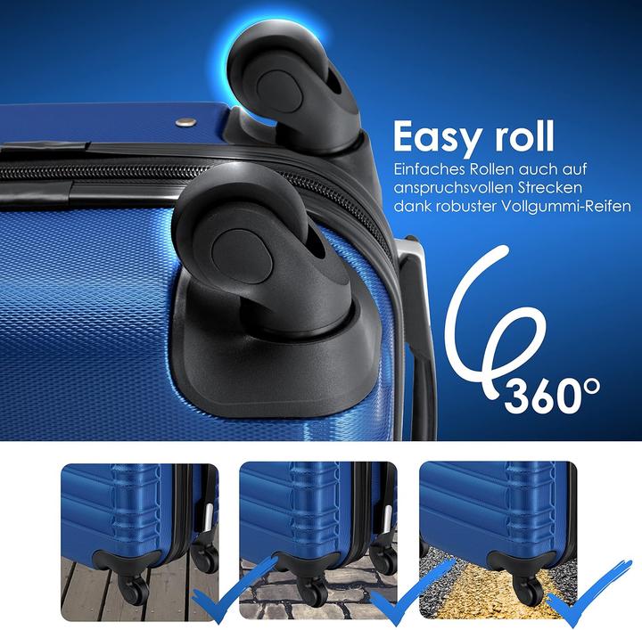 Image du produit Kesser 4-teiliges Hartschalenkofferset (25 l)