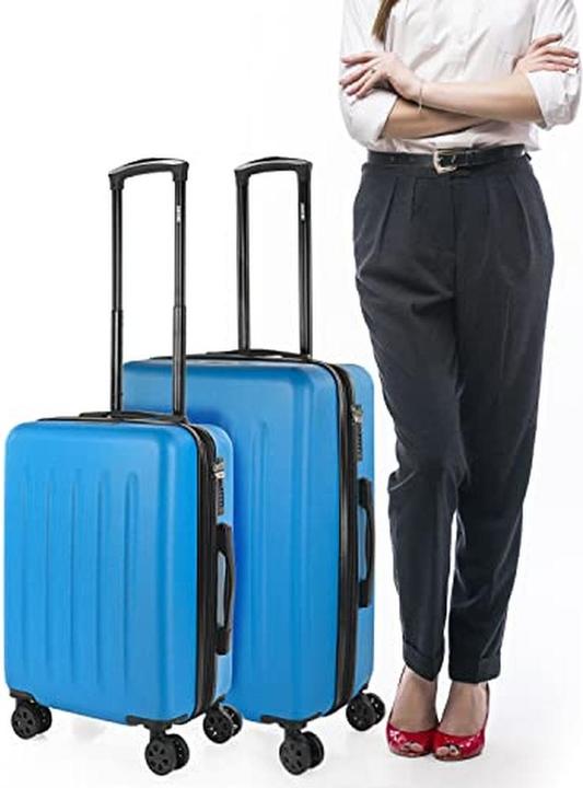 Actual product image Skpat Hard-Shell Spinner Luggage Set with Combination Lock