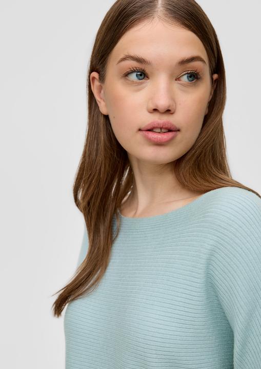 Produktbild s.Oliver Strickpullover Rippstrickpulli mit Fledermausarm (XXL)