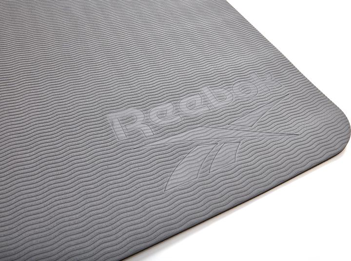 Actual product image Reebok Yoga mat, 6mm, double-sided, black/grey (6 mm)
