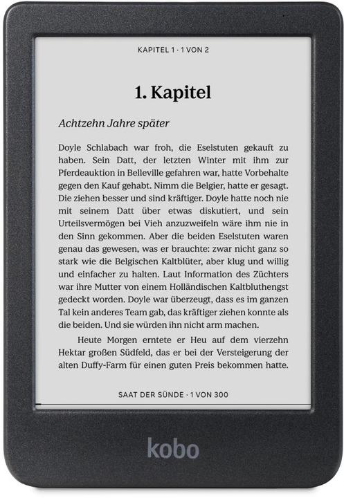 Kobo Clara BW (6", 16 GB, Black)
