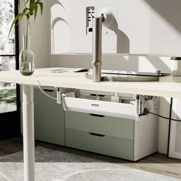 Actual product image SpeaKa Professional Kabel-Organisations-Box SP-UCT-001 SP-13322884 Weiss 1 St.