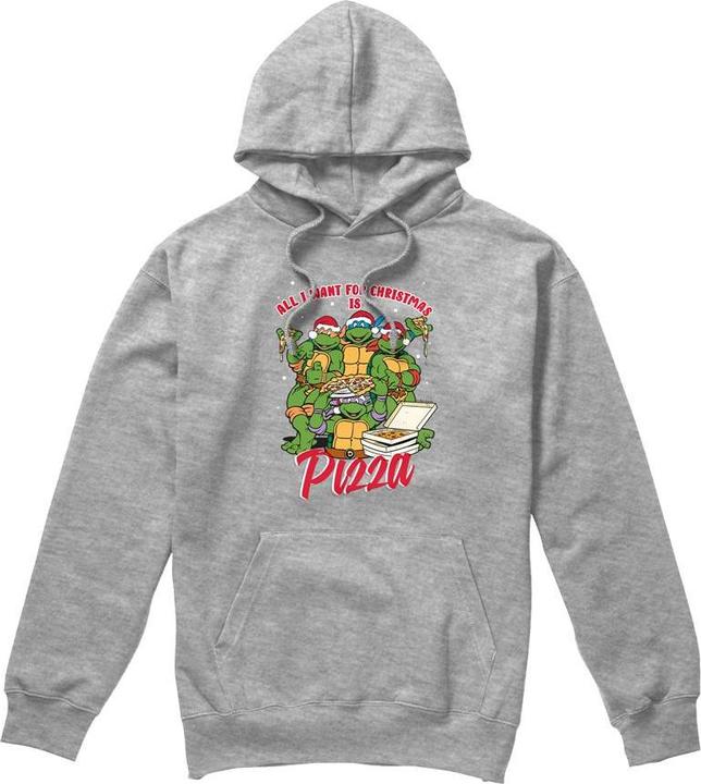 Produktbild Teenage Mutant NT Kapuzenpullover weihnachtliches Design (M)