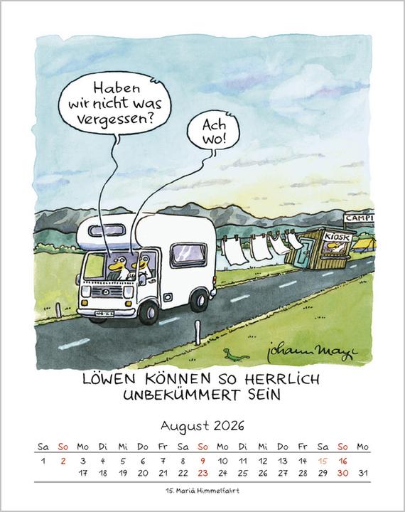 Produktbild Lwe 2026 (19 x 24 cm)