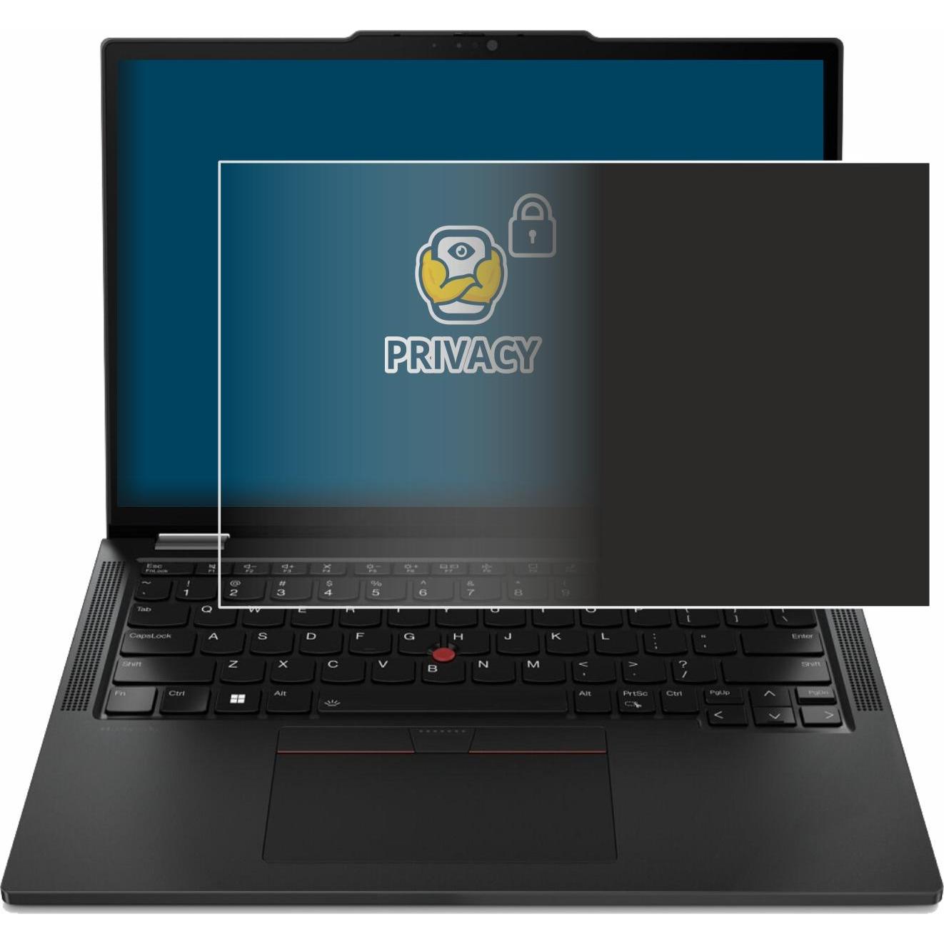 Thumbnail - BROTECT Sichtschutzfolie Anti-Spy Privacy Folie Blaulicht-Schutz (7.28"), Notebook Schutzfolie
