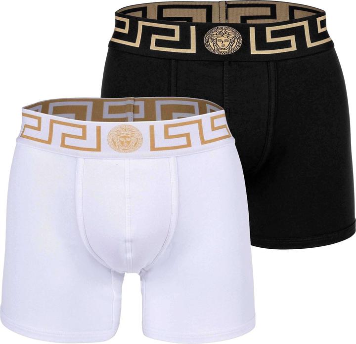 Produktbild Versace Bi-Pack Trunk Jersey Topeka Bi-Stretch Cotton Organic New Logo (S, 2er Pack)