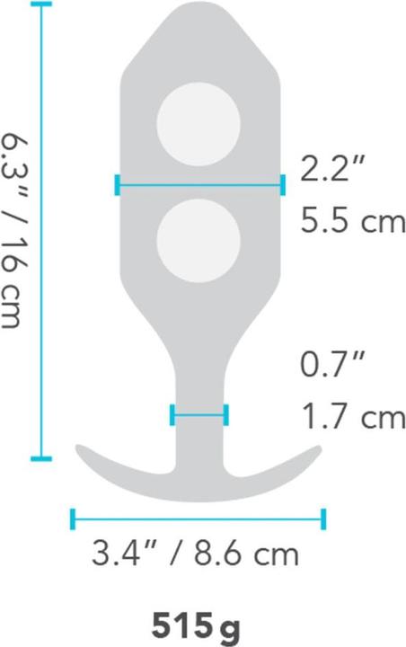 Produktbild Shots Snug Plug 6 Black