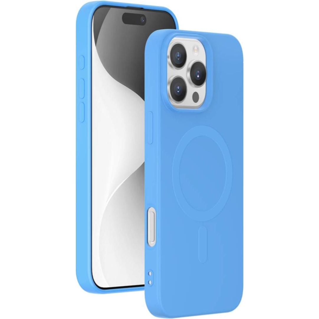 Bigben MagSafe Case (Apple iPhone 16 Pro Max), Smartphone Hülle, Blau