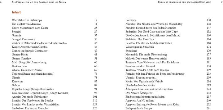 Nährwerte und Zutaten Als Frau allein mit dem Fahrrad rund um Afrika (Deutsch, Dorothee Fleck, 2018)