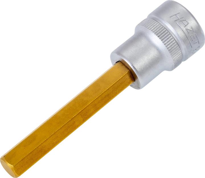 Actual product image HAZET Screwdriver socket 8801-8 ∙ Square, hollow 10 mm (3/8 inch) ∙ Inside hexagon profile ∙ 8 mm (8 mm)