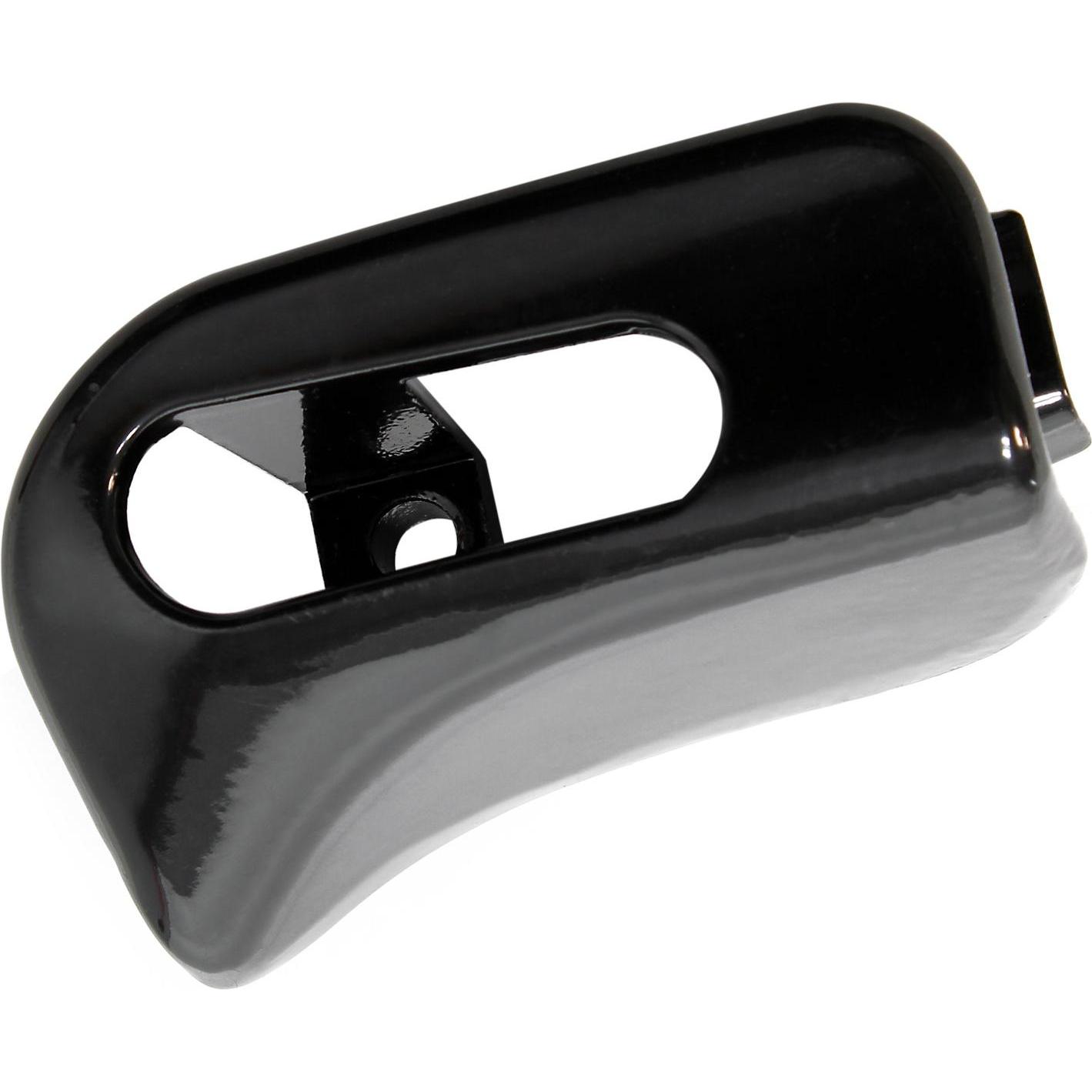 Wiltec, Sonnenblende Auto, Abdeckkappe Aufnahme Sonnenblende links für Mercedes SL R129 W124 Metall schwarz