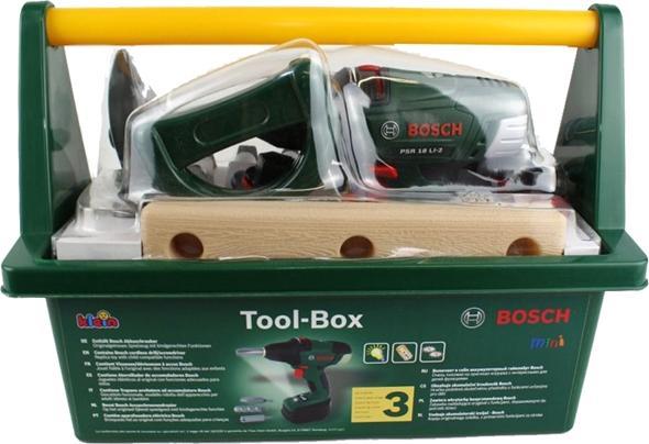 Actual product image Theo Klein Bosch Toolbox + cordless screwdriver