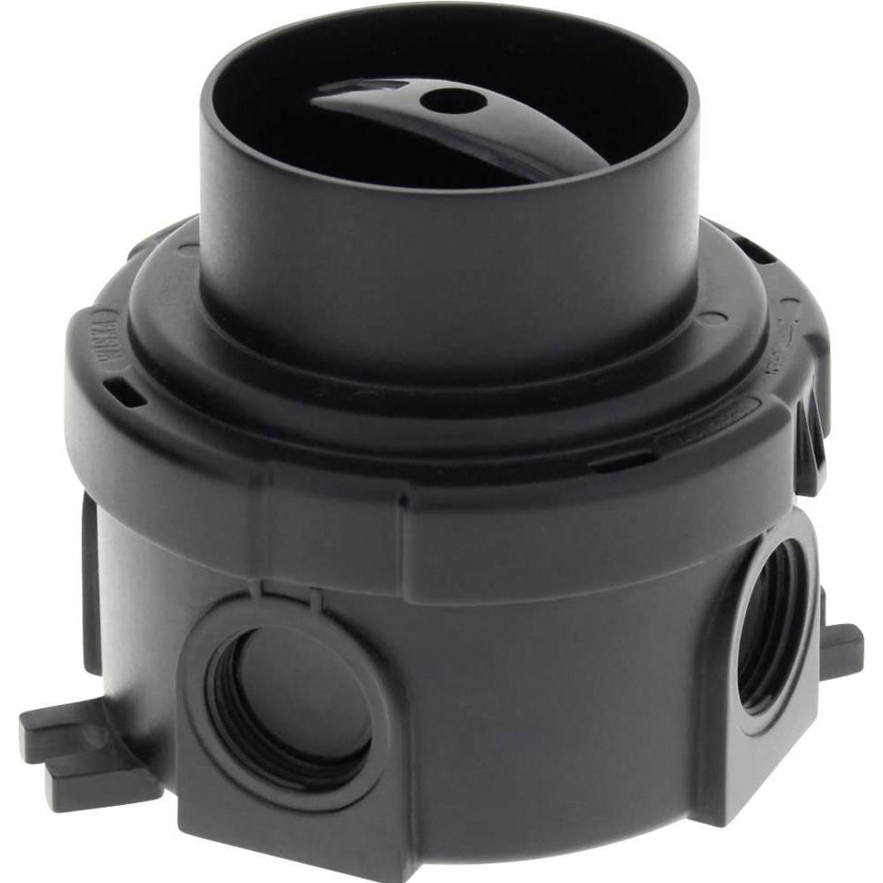 Wiska COMBI 304 SWITCH RS/1-2 BK Drehschalter 250V 10A IP66 1St., Taster + Schalter, Schwarz