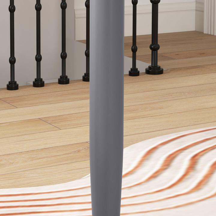 Produktbild Homcom Esstisch MDF, Stahl Grau (70 x 75 cm)