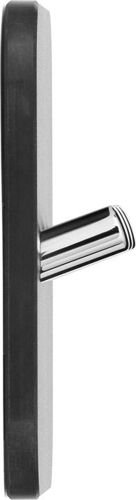Chrome-plated brass, HPL black