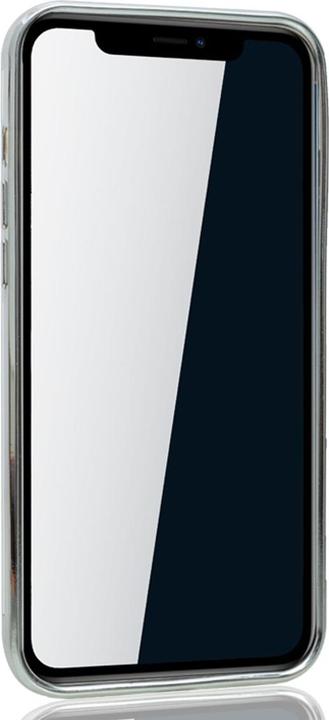 Produktbild König Design Apple iPhone 12 / 12 Pro Hülle Case Handy Cover Schutz Tasche Schutzhülle Etui Silber (Apple iPhone 12, Realme 12 Pro+)