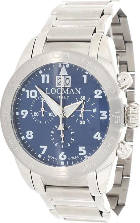 Immagine prodotto Locman Orologio da uomo Isola D' Elba Chrono Ref: 0460A (Cronografo, 43 mm)