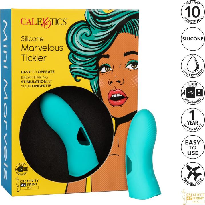 Actual product image CalExotics Silicone Marvelous Tickler