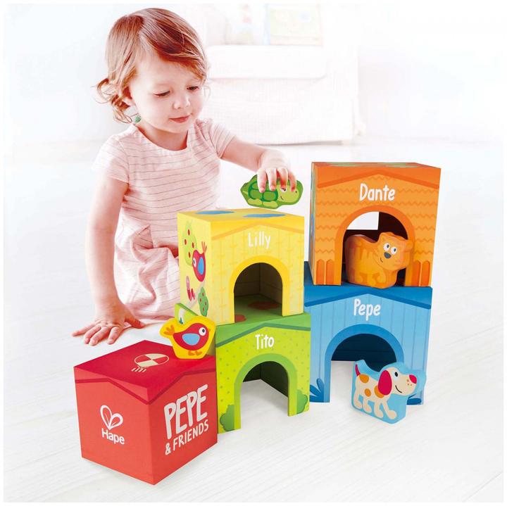 Produktbild Hape Pepe & Friends Stapelturm