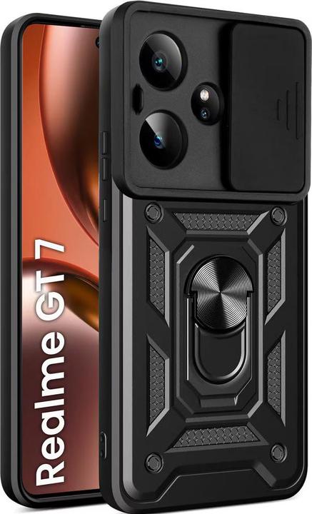 Techsuit - CamShield Series - Realme GT 7 - Black (Realme GT 7 Pro)