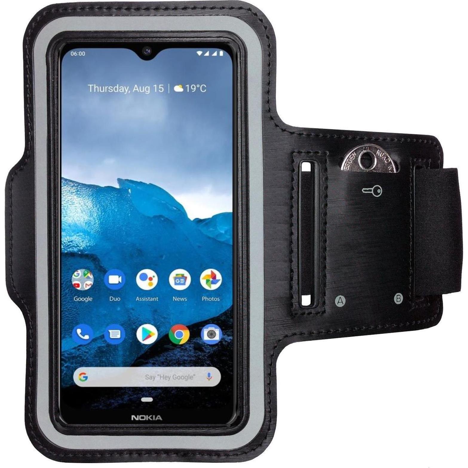 CoverKingz Sportarmband für Nokia 6.2, Smartphone Sportarmband, Schwarz