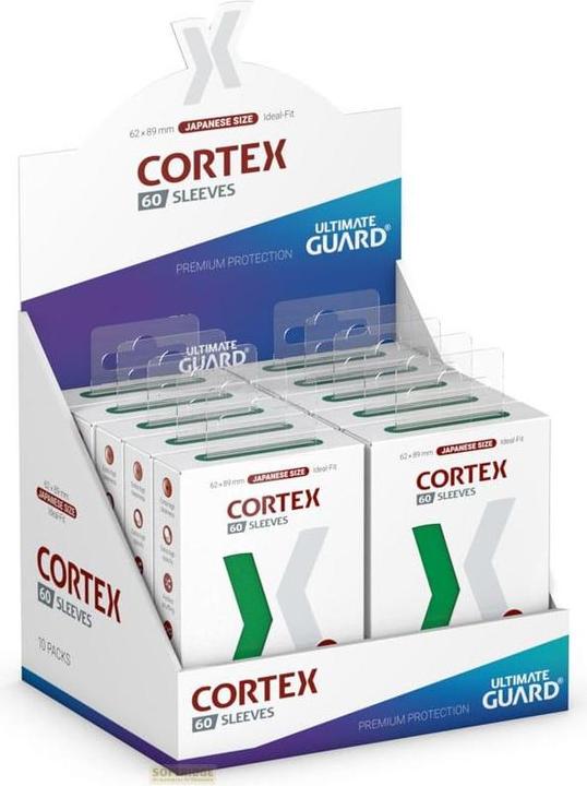 Produktbild Ultimate Guard 60 pochettes Cortex Sleeves format japonais Vert