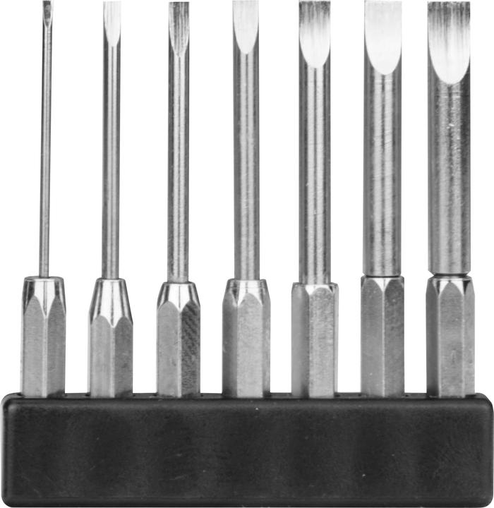 Produktbild Donau Mini-Bit-Sortiment Schlitz Lang 7-tlg. (Schraubschlitz)