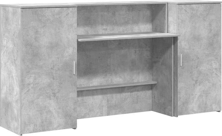 Immagine prodotto VidaXL Bancone reception grigio cemento 200x50x103,5 cm bancone reception in legno