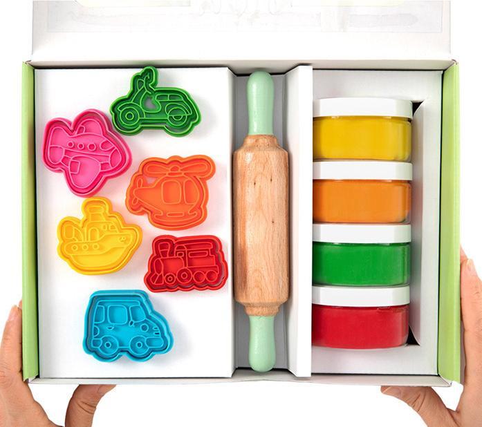 Actual product image ChildGen Modelliermasse 17-tlg. Fahrzeuge