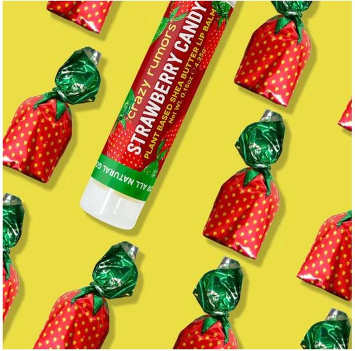 Actual product image Crazy Rumors Strawberry Candy (Lip balm)