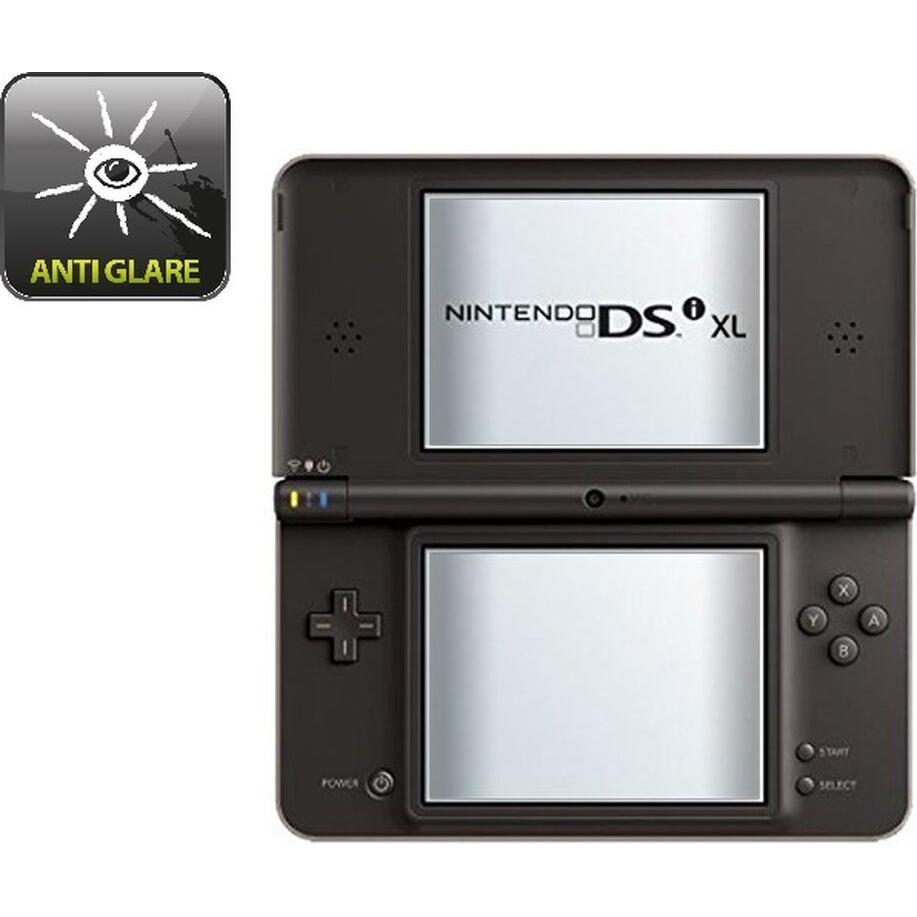 Protectorking 2x Premium Displayschutzfolie Matt Entspiegelt (DSi XL), Weiteres Gaming Zubehör, Grau