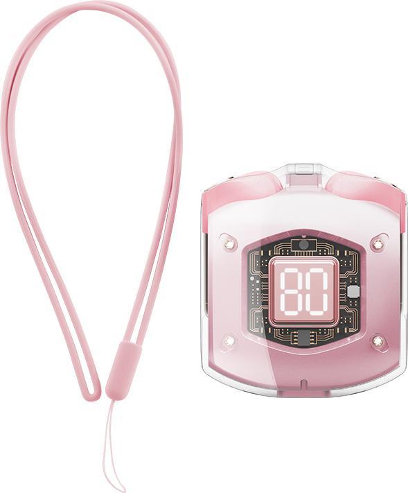 Rock Bluetooth-Kopfhörer TWS Air Bubble Rosa (20 h, Kabellos)