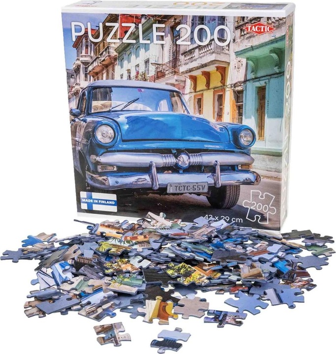 Tactic Vintage car puzzle in Havana, 200 pieces. (200 pieces)