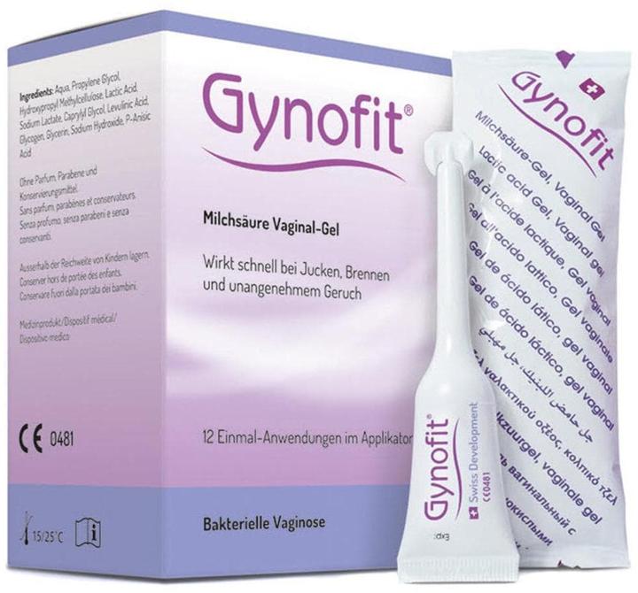 Image du produit Gynofit Gel vaginal à l'acide lactique (60 ml, Gel intime)