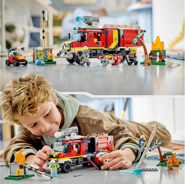 Produktbild LEGO Einsatzleitwagen der Feuerwehr (60374, LEGO City)