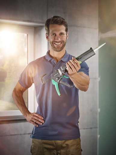 Actual product image wolfcraft MG 400 ERGO Caulking Gun