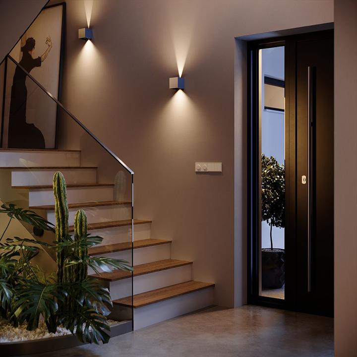 Produktbild s.luce Ixa LED Wandlampe verstellbare Winkel Innen & Aussen IP44 (460 lm)